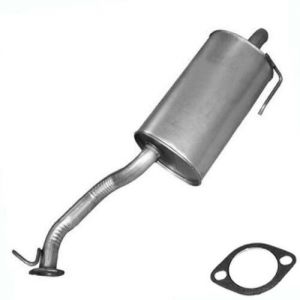 2000 Subaru Outback Wagon H4 2.5L Muffler Assembly Two Converter Bodies