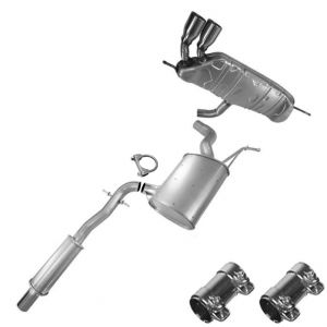 2014 VW Golf Comfortline Wagon 4-Door 2.5L Resonator Pipe Muffler Exhaust System Kit