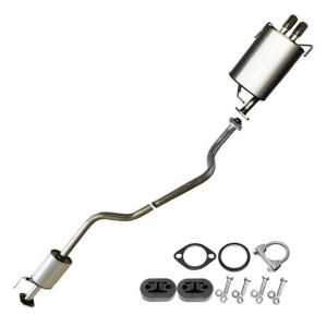 2006 Nissan Sentra 2.5L SE-R Sedan 4-Door Resonator Muffler with Hangers + Bolts