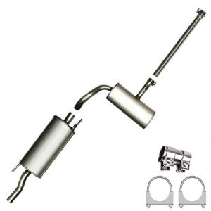 1999 VW Cabrio 2.0L Stainless Steel Resonator Muffler Exhaust System