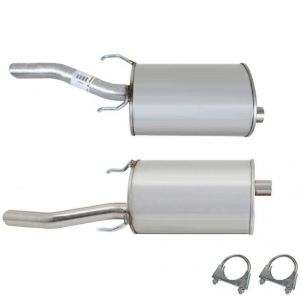 2006 Chevy Impala Police 3.9L Pair of Stainless Steel Exhaust Mufflers