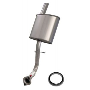 2007 Toyota Yaris Hatchback L4 1.5L Muffler Assembly Aftermarket Design