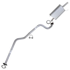 2003 Nissan Sentra GXE Sedan 4-Door 1.8L Stainless Steel Muffler Resonator Exhaust Kit