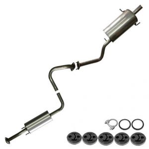 2007 Nissan Sentra S Sedan 4-Door 2.0L Stainless Steel Resonator Muffler with Hangers