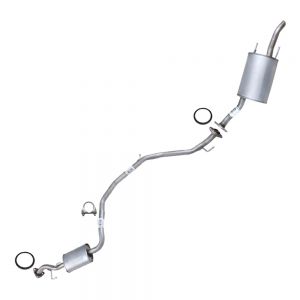 2010 Honda Insight EX Hatchback 4-Door 1.3L Stainless Steel Exhaust Resonator Muffler