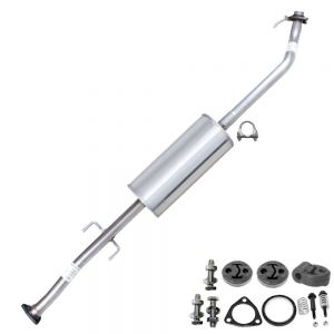 2008 Honda CR-V LX Sport Utility 4-Door 2.4L Stainless Steel Exhaust Resonator Pipe with Hangers and Bolts