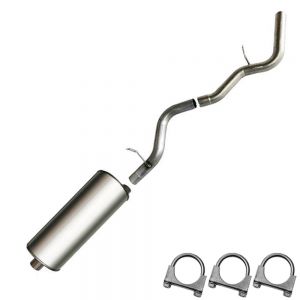 2005 Chevy Avalanche 1500 Crew Cab 5.3L Stainless Steel Muffler Resonator Pipe Exhaust System Kit
