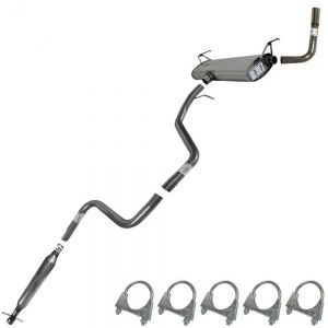 2008 Pontiac G6 GT coupe 3.5L Stainless Steel Resonator Muffler Tailpipe Exhaust System Kit