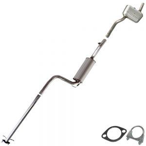 2000 Ford Focus ZX3 Hatchback 2.0L Stainless Steel Resonator Muffler Exhaust System Kit