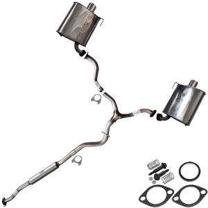 2005 Subaru Legacy i wagon 2.5L Stainless Steel Resonator Muffler Exhaust System Kit