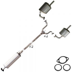 2007 Nissan Altima SL sedan 2.5L Stainless Steel Resonator Mufflers Exhaust System Kit