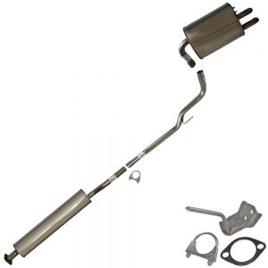 2002 Nissan Altima S sedan 2.5L Stainless Steel Resonator Pipe Muffler Exhaust System