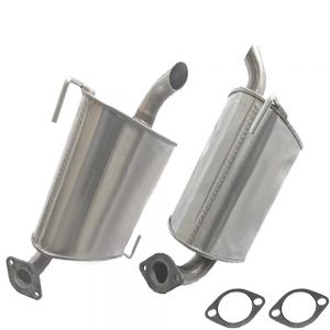 2008 Subaru Outback wagon 2.5L Pair of Stainless Steel Exhaust Mufflers