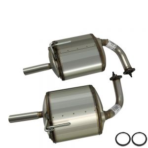 2007 Nissan Altima S sedan 2.5L Stainless Steel Left and Right Exhaust Mufflers