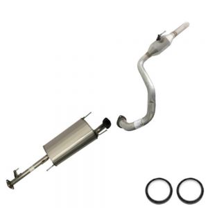 2003 Toyota 4Runner Sport 4.7L Stainless Steel Resonator Muffler Exhaust System Kit