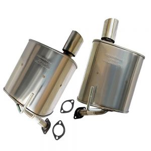 2008 Subaru Tribeca 3.6L Pair of Stainless Steel Exhaust Mufflers