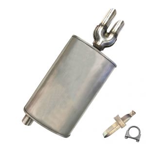 2001 Chevy Cavalier Z24 Coupe 2.4l Stainless Steel Resonator Muffler 