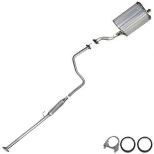 2000 Honda Civic DX hatchback 1.6L Stainless Steel Resonator Muffler Exhaust System Kit