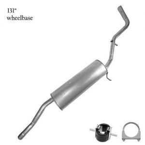 2004 Nissan Frontier XE Crew Cab Pickup 4-Door 3.3L Exhaust Muffler Tailpipe with hanger 131" wheelbase