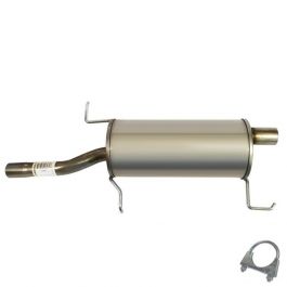 小物 THE TOE Eberhard Check Muffler 1999 Ford Escort ZX2 Tipico coupe 2.0L Stainless Steel Exhaust
