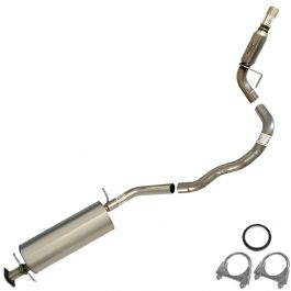 Complete Intermediate Resonator & Exhaust Pipe Kit For 2004-2008 Chevy Malibu 2.2L | Stainless Steel Cat-Back System 5 thumbnail image